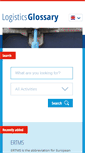 Mobile Screenshot of logisticsglossary.com
